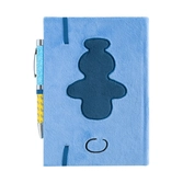 Stitch - notebook peluche + stylo-bille lumineux - format a5
