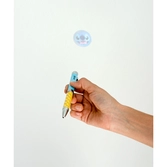 Stitch - notebook peluche + stylo-bille lumineux - format a5