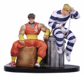 Street fighter statuette pvc 1/10 cody & guy 18 cm