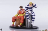 Street fighter statuette pvc 1/10 cody & guy 18 cm