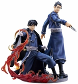 Fullmetal alchemist: brotherhood statuette pvc roy mustang & maes hughes kizuna 27 cm