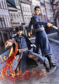 Fullmetal alchemist: brotherhood statuette pvc roy mustang & maes hughes kizuna 27 cm