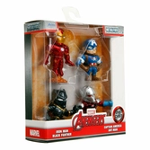 Avengers pack 4 figurines diecast nano metalfigs 6 cm