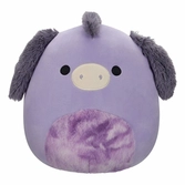 Squishmallows peluche purple donkey with tie-dye belly deacon 30 cm