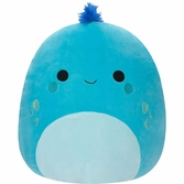 Squishmallows peluche cyan blue iguana with blue hair djimon 40 cm