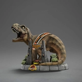 Jurassic park figurine mini co. pvc t-rex illusion deluxe 15 cm
