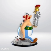 Asterix statuette obelix stack of helmets and idéfix