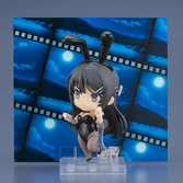 Rascal does not dream of bunny girl senpai figurine nendoroid mai sakurajima: bunny girl ver. 10 cm