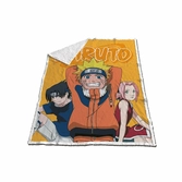 Naruto - couverture sherpa 120x150cm - naruto, sasuke & sakura