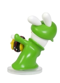 Figurine Mario + Lapins Crétins Kingdom Battle : Lapin Luigi - 8 cm