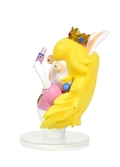 Figurine Mario + Lapins Crétins Kingdom Battle : Lapin Peach - 8 cm
