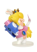 Figurine Mario + Lapins Crétins Kingdom Battle : Lapin Peach - 8 cm