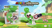 Figurine Mario + Lapins Crétins Kingdom Battle : Lapin Yoshi - 8 cm