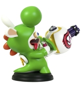 Figurine Mario Lapins Crétins Kingdom Battle : Lapin Yoshi - 16,5 cm