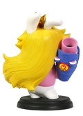 Figurine Mario Lapins Crétins Kingdom Battle : Lapin Peach - 16,5 cm