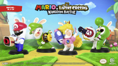 Figurine Mario + Lapins Crétins Kingdom Battle : Lapin Luigi 16,5 cm