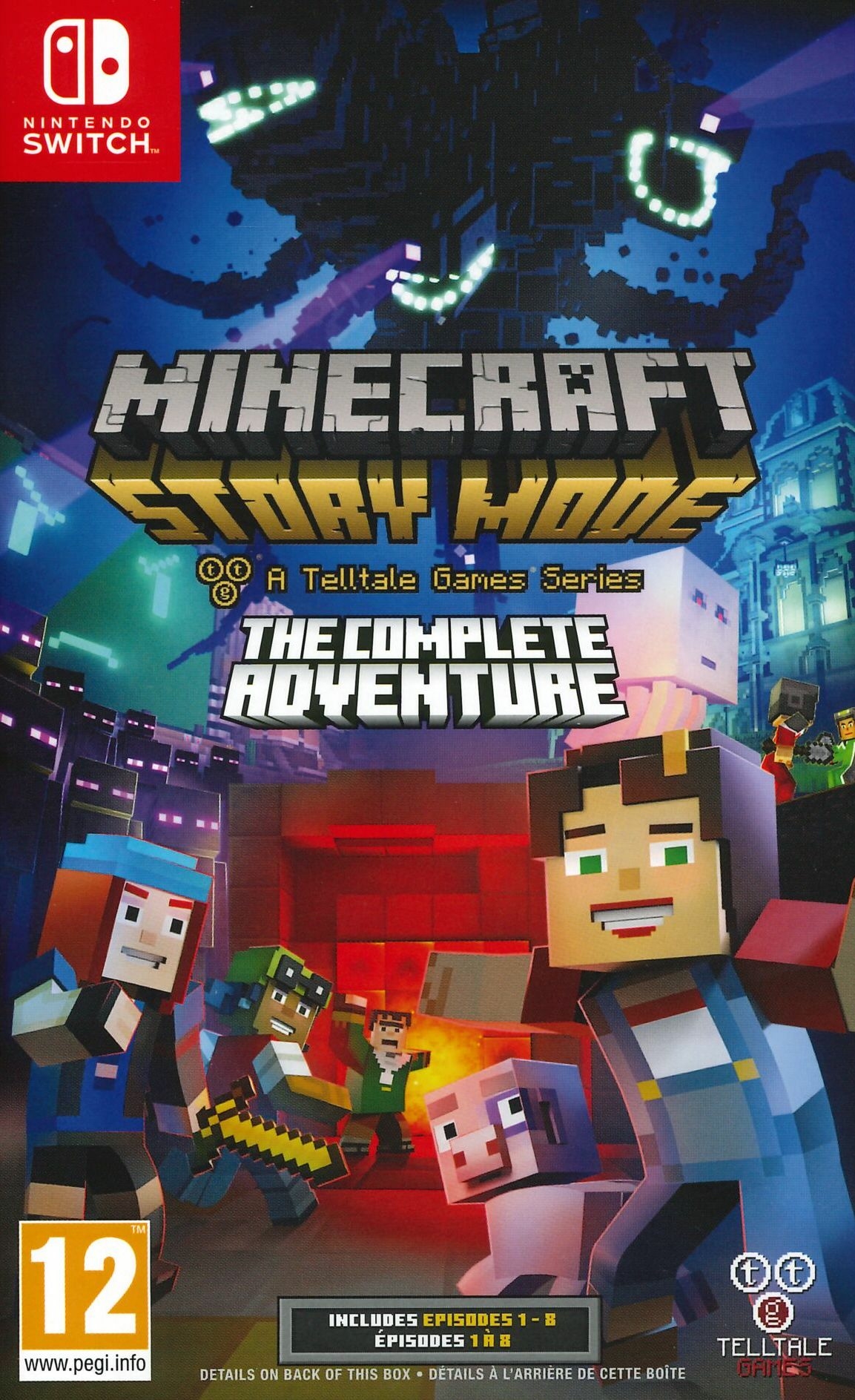 Minecraft : Story Mode - L'Aventure Complète sur Nintendo Switch