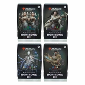Magic the gathering modern horizons 3 présentoir decks commander (4) anglais