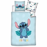 Lilo & stitch - parure de lit 140x200cm + 65x65cm - stitch