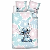 Lilo & stitch - parure de lit 140x200cm + 65x65cm - stitch