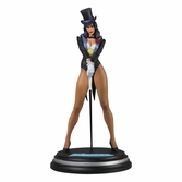Dc direct dc cover girls statuette resin zatanna by j. scott campbell 23 cm