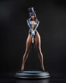 Dc direct dc cover girls statuette resin zatanna by j. scott campbell 23 cm