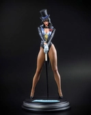 Dc direct dc cover girls statuette resin zatanna by j. scott campbell 23 cm