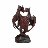 Anne stokes bougeoir dragon heart valentine's edition 23 cm