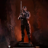 Conan le barbare statuette elite series 1/2 conan warpaint edition 116 cm