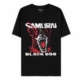 Cyberpunk 2077 t-shirt black dog samurai album art (s)