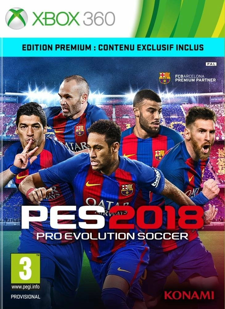 Pro Evolution Soccer 2018 Premium édition XBOX 360