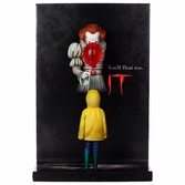 Figura poster 3d pennywise & georgie it(2017)