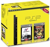 PlayStation 2 PS Two + Gran Tursimo 4 Platinum + Tekken 5 Platinum - PlayStation 2