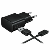 Chargeur Rapide 2A + Câble USB Type C Noir - Switch