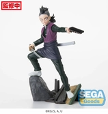Demon slayer: kimetsu no yaiba xross link anime statuette pvc genya shinazugawa -swordsmith village arc- 15 cm