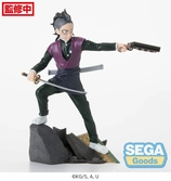 Demon slayer: kimetsu no yaiba xross link anime statuette pvc genya shinazugawa -swordsmith village arc- 15 cm