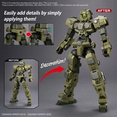 Gundam - customize material (decoration parts 1 gray) - model kit