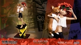 Cowboy bebop - ed & ein - statuette 1/8 28cm
