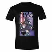 Star wars t-shirt darth vader poster (l)