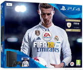 Console PS4 Slim + FIFA 18 - 1 To