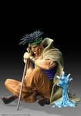 Jojo's bizarre adventure part 3: stardust crusaders figurine legend n'doul & geb 9 cm