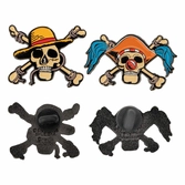One piece pack 2 pin's luffy & buggy