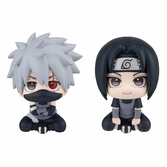 Naruto shippuden statuette pvc look up kakashi hatake anbu ver. & itachi uchiha anbu ver. 11 cm (with gift)