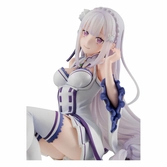 Re:zero starting life in another world statuette pvc melty princess emilia palm size 9 cm