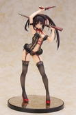 Date a live statuette 1/7 kurumi tokisaki lingerie ver. black 24 cm