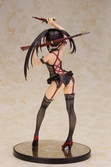 Date a live statuette 1/7 kurumi tokisaki lingerie ver. black 24 cm