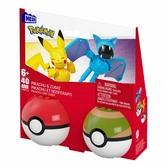Pokémon jeu de construction mega poké ball collection: pikachu & nosferapti