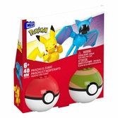 Pokémon jeu de construction mega poké ball collection: pikachu & nosferapti