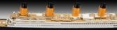 Titanic maquette easy-click 1/600 r.m.s. titanic 45 cm