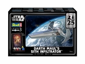 Star wars episode i kit complet maquette 1/120 darth maul's sith infiltrator 22 cm
